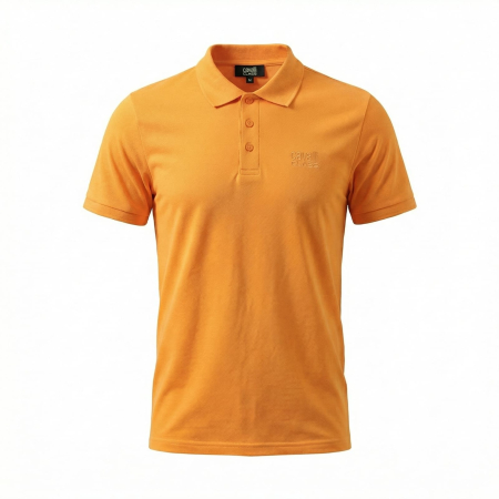 Tricouri polo - Tricou polo barbati Cavalli Class portocaliu model CA-37685