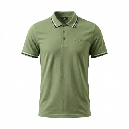 Tricouri polo - Tricou polo barbati Cavalli Class verde model CA-38109