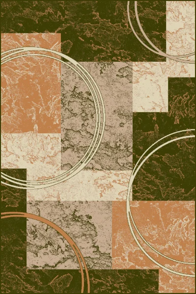 Covor Clasic, Lotos 15001/310, Verde, Diverse Dimensiuni, 1800 gr/mp [2]