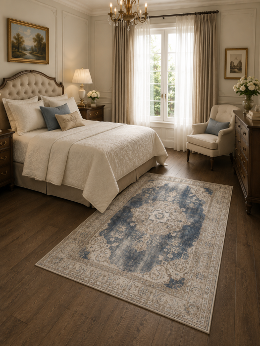 Covor Modern Vintage 8400, Bej , Inaltime fir 8 mm [1]