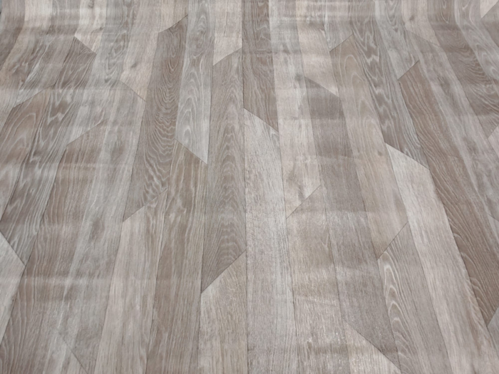 Linoleum Model Hungarian Oak 971M, Latime 200 cm, Grej [5]