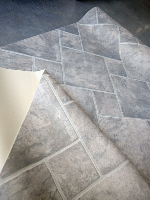 Linoleum Model Sand Stone 911, Latime 200 cm, Gri Deschis [6]
