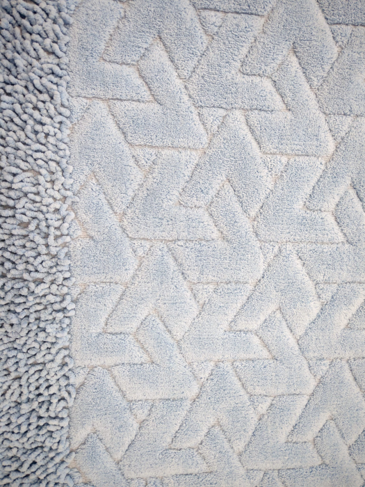 Set 2 Covorase Baie, Rombs 13 Ciel,100% Bumbac, Dimensiunea 60x100/50x80 cm [5]