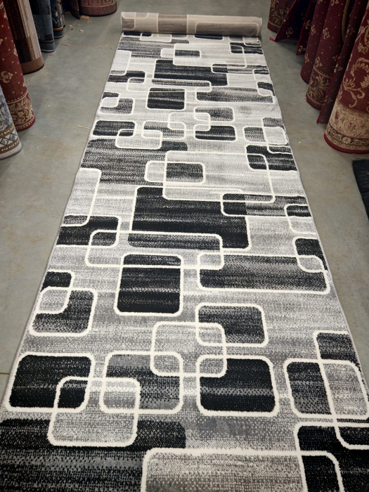 Traversa Covor, Cappuccino 16402, Gri, Latime 100 cm, Diverse Lungimi, 1700 gr/mp [5]