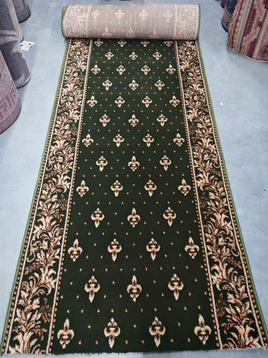 Traversa Covor, Lotos 15033-310, Verde, Latime 150 cm, Diverse Lungimi [10]