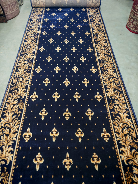 Traversa Covor, Lotos 15033-810, Albastru, Latime 100 cm, Diverse Lungimi [2]