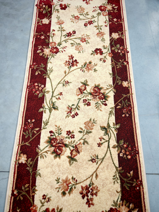 Traversa Covor, Lotos 551,Grena, Latime 100 cm, Diverse Lungimi, 1800 gr/mp [10]