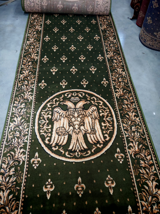 Traversa Lotos 15032-310, Latime 80 cm, Model Bisericesc, Verde, Diverse Marimi [6]