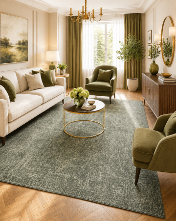 Covoare Pufoase - Covor Belgian , Model Fargo , 71501, Verde , Diverse Dimensiuni