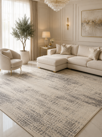 Calvin Klein - Covor Calvin Klein CK953, Crem, Diverse Dimensiuni