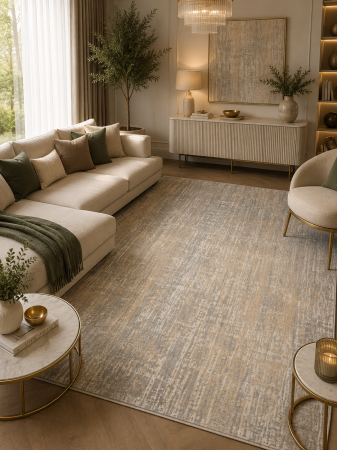 Covoare Premium - Covor Calvin Klein ECH04, Bej, Diverse Dimensiuni