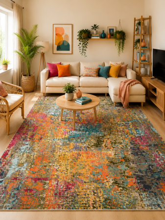Covoare Living - Covor Celestial CES14, Multicolor, Diverse Dimensiuni
