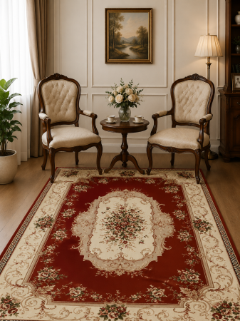 Covoare Clasice - Covor Clasic, Lotos 507, Grena, Diverse Dimensiuni