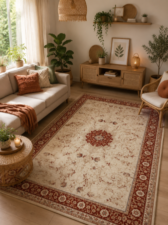 Covoare Clasice - Covor Clasic, Lotos 523, Floral, Diverse Dimensiuni