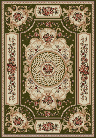 Covor Clasic, Lotos 531/330, Verde, Diverse Dimensiuni [1]