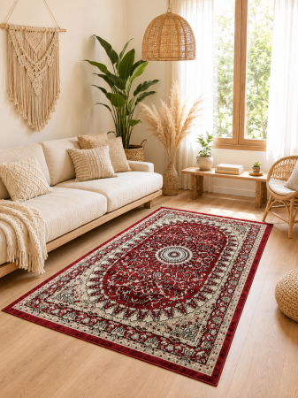 Covoare Living - Covor Clasic, Queen 05709, Grena, Diverse Dimensiuni , 1250 gr/mp