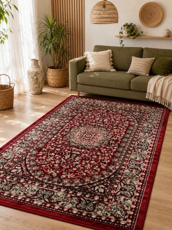 Covoare Living - Covor Clasic, Queen 07288, Grena, Diverse Dimensiuni , 1250 gr/mp