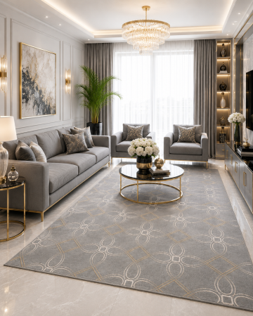 COVOARE - Covor Modern, Anny 33040, Gri, Diverse Dimensiuni