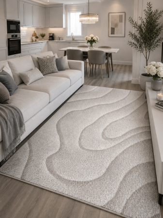 COVOARE - Covor Modern, Aria AR05, Bej , Diverse Dimensiuni, 1700 gr/mp