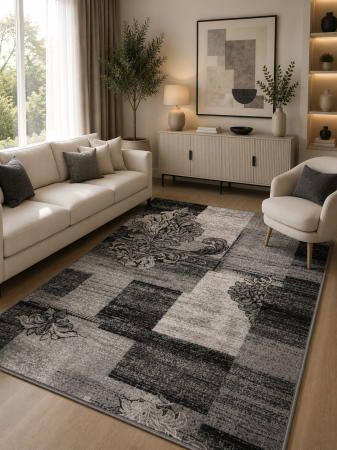 COVOARE - Covor Modern, Cappuccino 16009/90, Gri, Diverse Dimensiuni, 1700 gr/mp