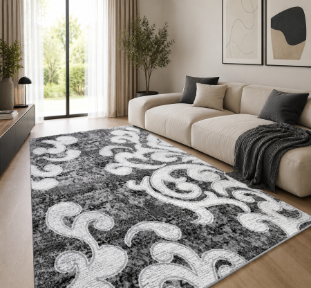Covoare Living - Covor Modern, Cappuccino 16028, Gr, Diverse Dimensiuni, 1700 gr/mp
