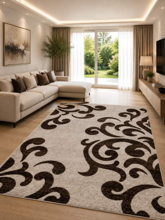 COVOARE - Covor Modern, Cappuccino 16028, Maro, Diverse Dimensiuni