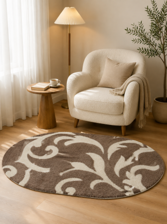 COVOARE - Covor Modern, Fantasy 12516/98, Maro, Oval, Diverse Dimensiuni, 2550 gr/mp