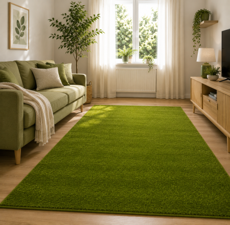 COVOARE - Covor Modern, Kolibri 11000, Verde, Diverse Dimensiuni , 2200 gr/mp
