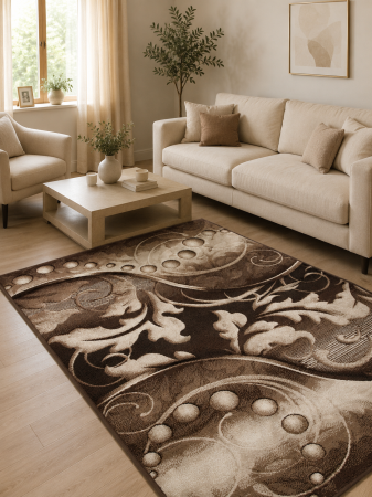 COVOARE - Covor Modern, Luna 1812,Maro, Diverse Dimensiuni, 1300 gr/mp