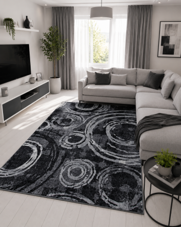 COVOARE - Covor Modern, Mira 24010 Gri, Diverse Dimensiuni