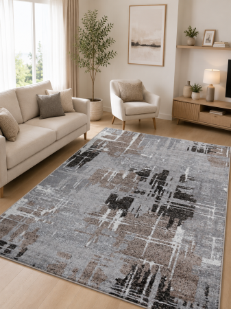 COVOARE - Covor Modern, Mira 24037, Bej / Gri, Diverse Dimensiuni