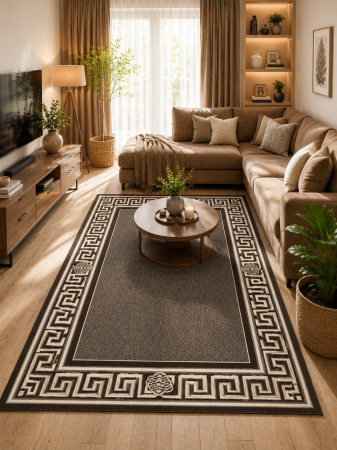 Covoare Exterior - Covor Modern, Natura Versace 900, Maro , Diverse Dimensiuni, 1500 gr/mp