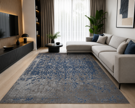 Covoare Living - Covor Modern Sunny 310 Bleu, Inaltime fir 5 mm