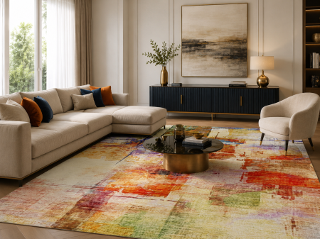 COVOARE - Covor Modern Visionary 134, Multicolor , Inaltime fir 6 mm