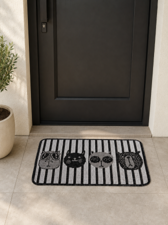 Covorase Intrare - Covor Pentru Usa Intrare, Flex 19637/08, Antiderapant, 50x80 cm