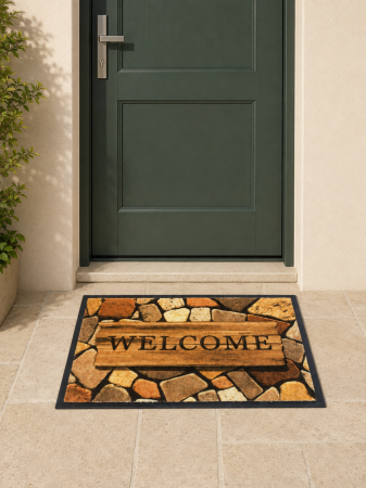 Covorase Intrare - Covoras intrare, Model Patio Home 670/008, Dimensiunea 40 x 60 cm, Multicolor