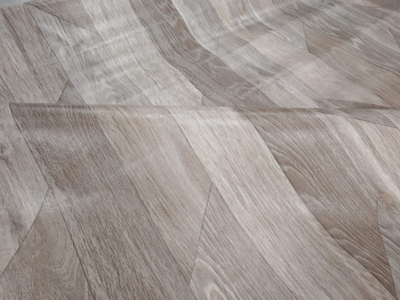 Linoleum Model Hungarian Oak 971M, Latime 200 cm, Grej [5]