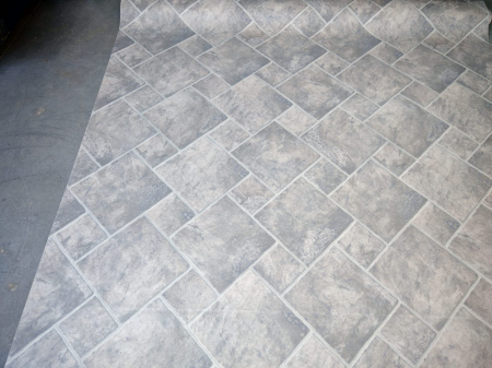 Linoleum Model Sand Stone 911, Latime 200 cm, Gri Deschis [6]