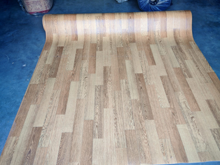 Linoleum PVC, Plank 056-4 Confort, Maro, Latime 2 m, Suport Pâslă [3]