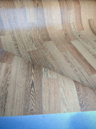 Linoleum PVC, Plank 056-4 Confort, Maro, Latime 3 m, Suport Pâslă [2]