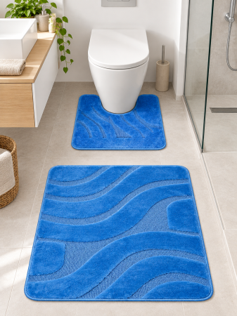 Covorase Baie - Set 2 covorase baie Symphony Blue, Diverse Dimensiuni