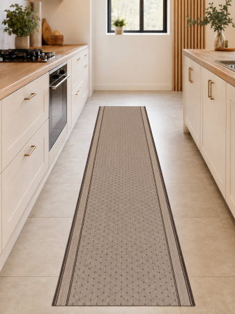 Traverse Bucatarie - Traversa Antiderapanta Flex, 1944, Maro, Latime 75 cm, Diverse Lungimi