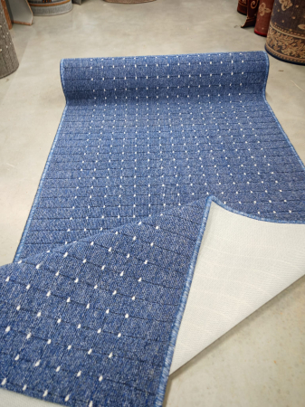 Traversa Antiderapanta, Stanford, Albastru, Latime 100 cm, Diverse Lungimi [5]