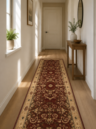 Traverse Dormitor - Traversa Covor, Lotos 15002, Grena, Latime 80 cm, Diverse Lungimi