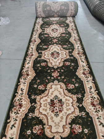 Traversa Covor, Lotos 570, Verde, Latime 60 cm, Diverse Lungimi [6]