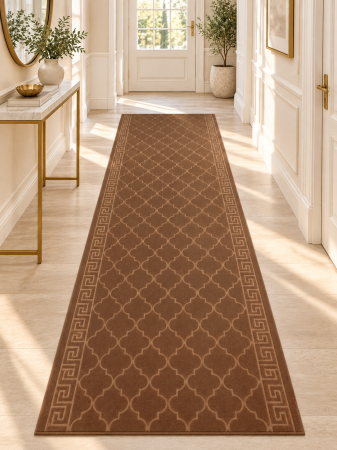 Traverse Hol - Traversa Model Versace , Maro , Suport Pasla, Latime 120 cm, 715 gr/mp