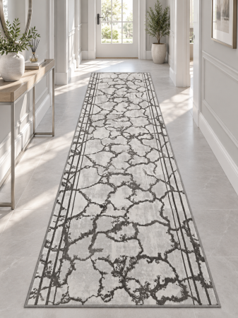 Traverse Hol - Traversa Moderna, Frida 10457, Gri, Latime 150 cm, Diverse Lungimi