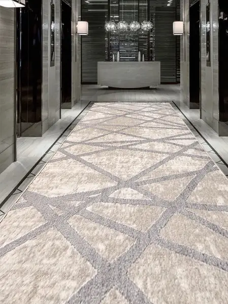Covor Sofia Gri Linii Diagonale 120x170 cm geometric [2]