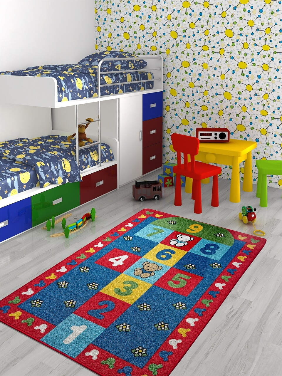 DUPA MATERIAL - Covor 100 Rosu ieftin