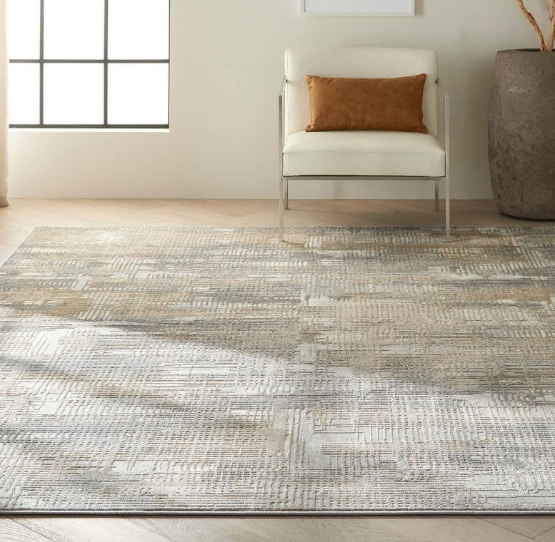 DUPA MATERIAL - Covor 951 Bej Gri ieftin